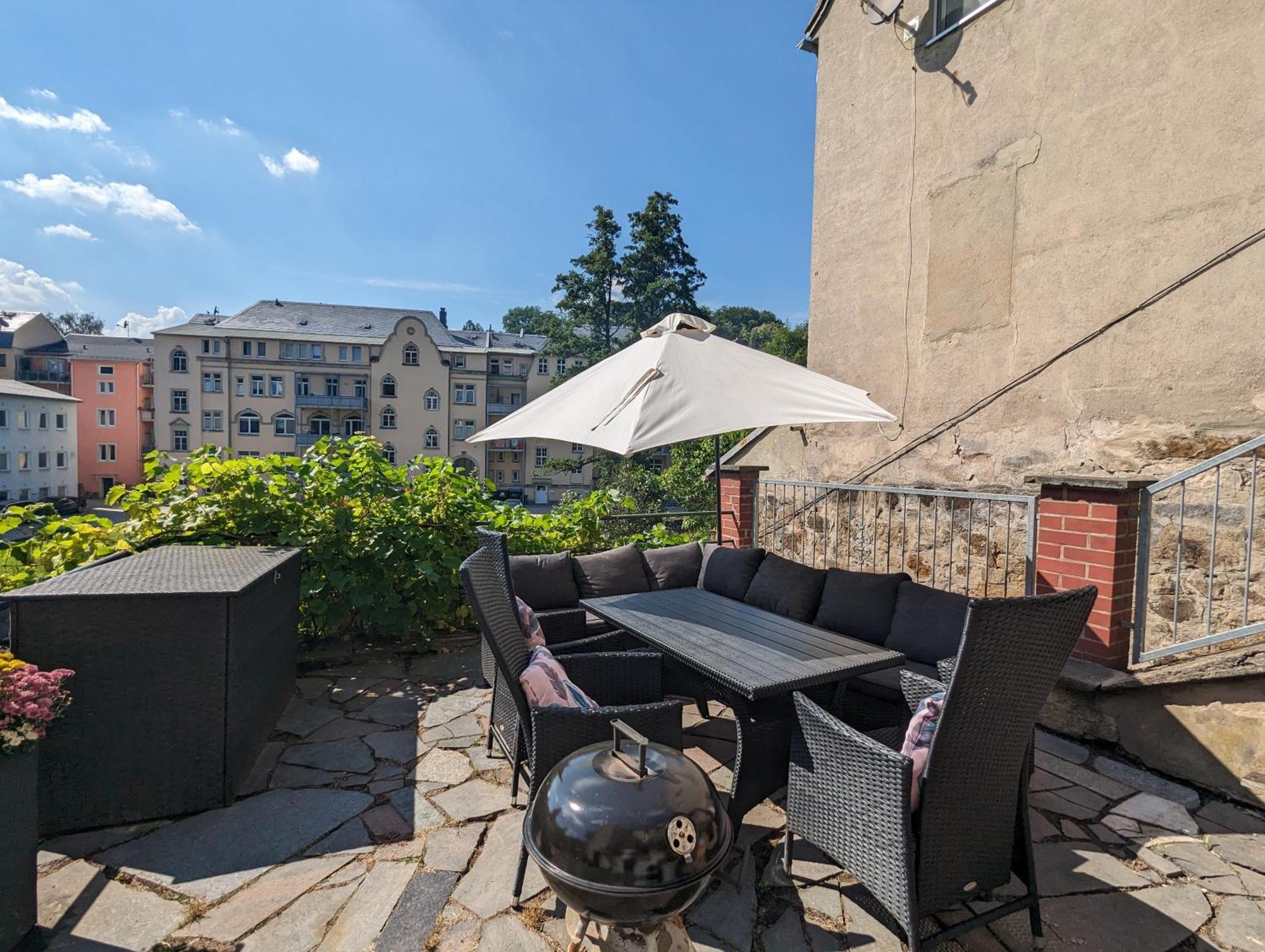 Hw2B - Urlaubsmagie - Wohlfuehlwohnung Mit Balkon, Pool, Sauna & Terrasse Зебніц Екстер'єр фото