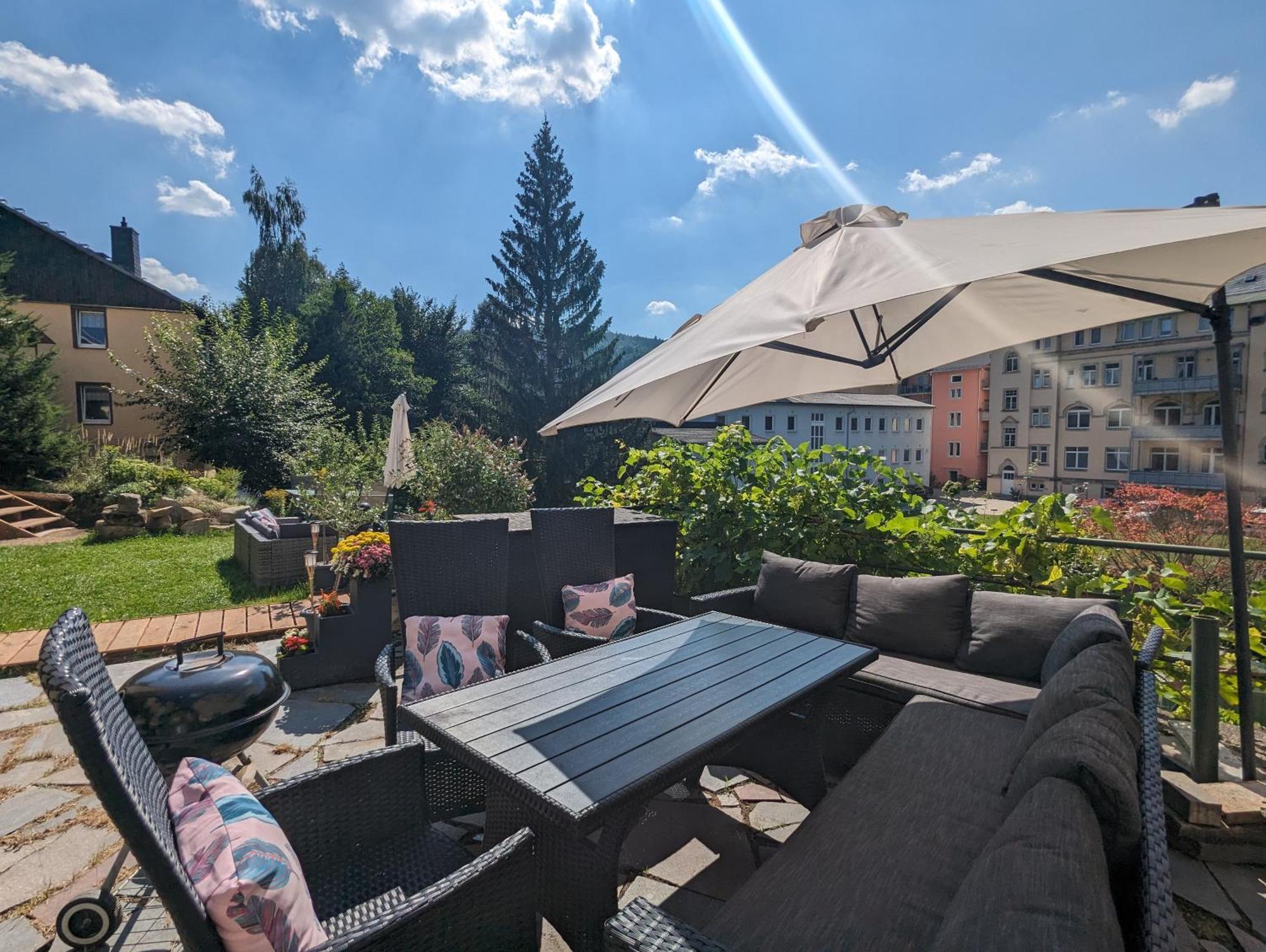 Hw2B - Urlaubsmagie - Wohlfuehlwohnung Mit Balkon, Pool, Sauna & Terrasse Зебніц Екстер'єр фото