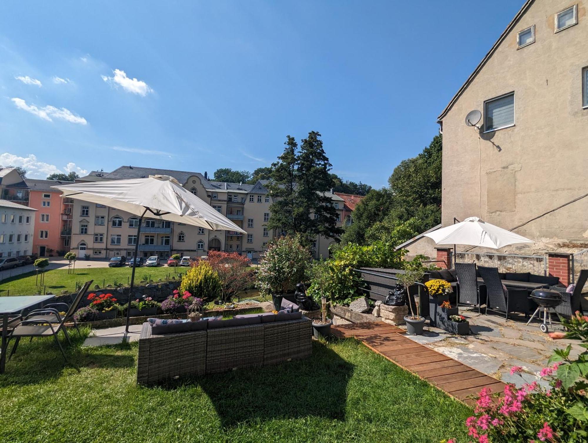Hw2B - Urlaubsmagie - Wohlfuehlwohnung Mit Balkon, Pool, Sauna & Terrasse Зебніц Екстер'єр фото