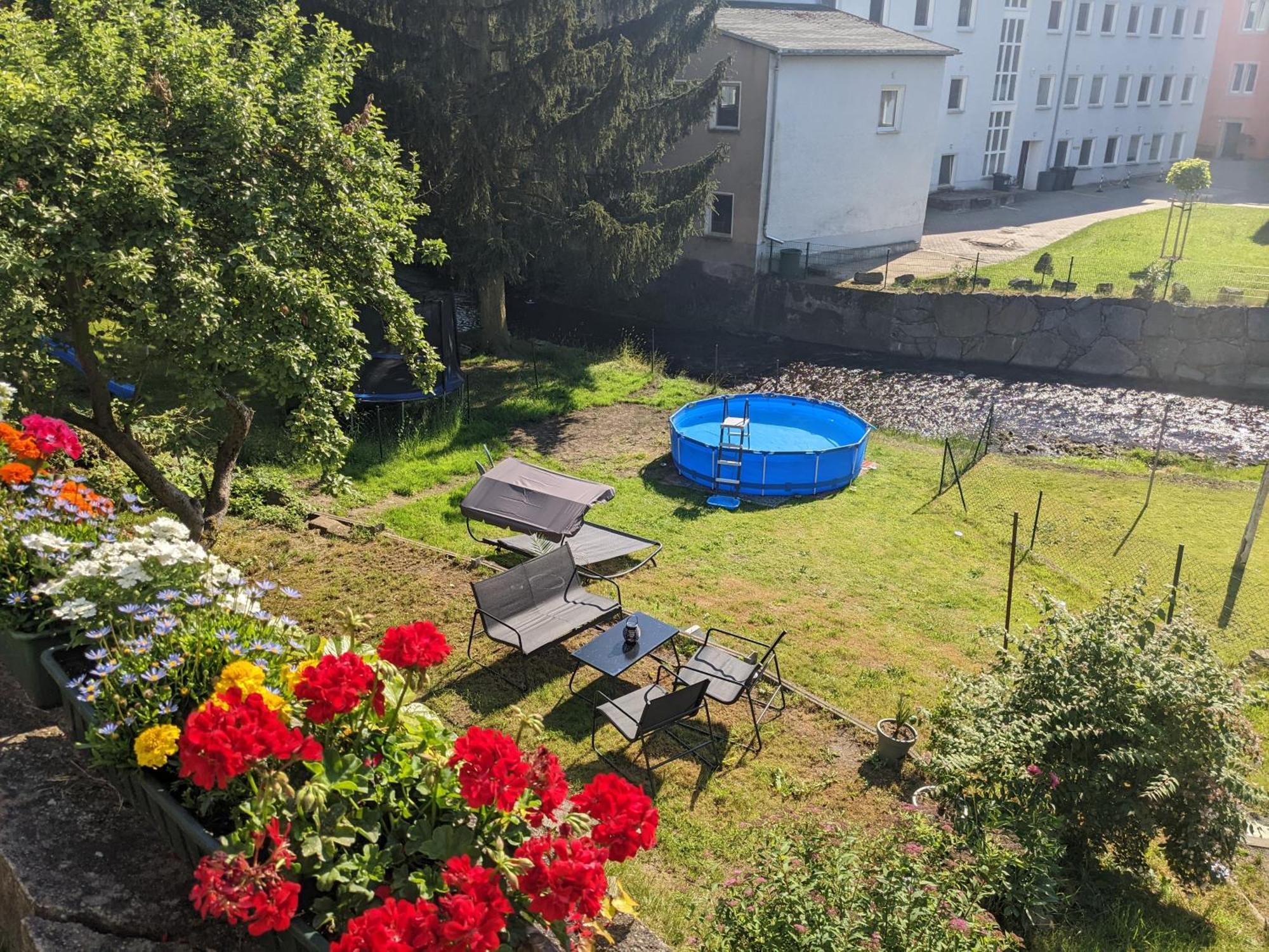 Hw2B - Urlaubsmagie - Wohlfuehlwohnung Mit Balkon, Pool, Sauna & Terrasse Зебніц Екстер'єр фото