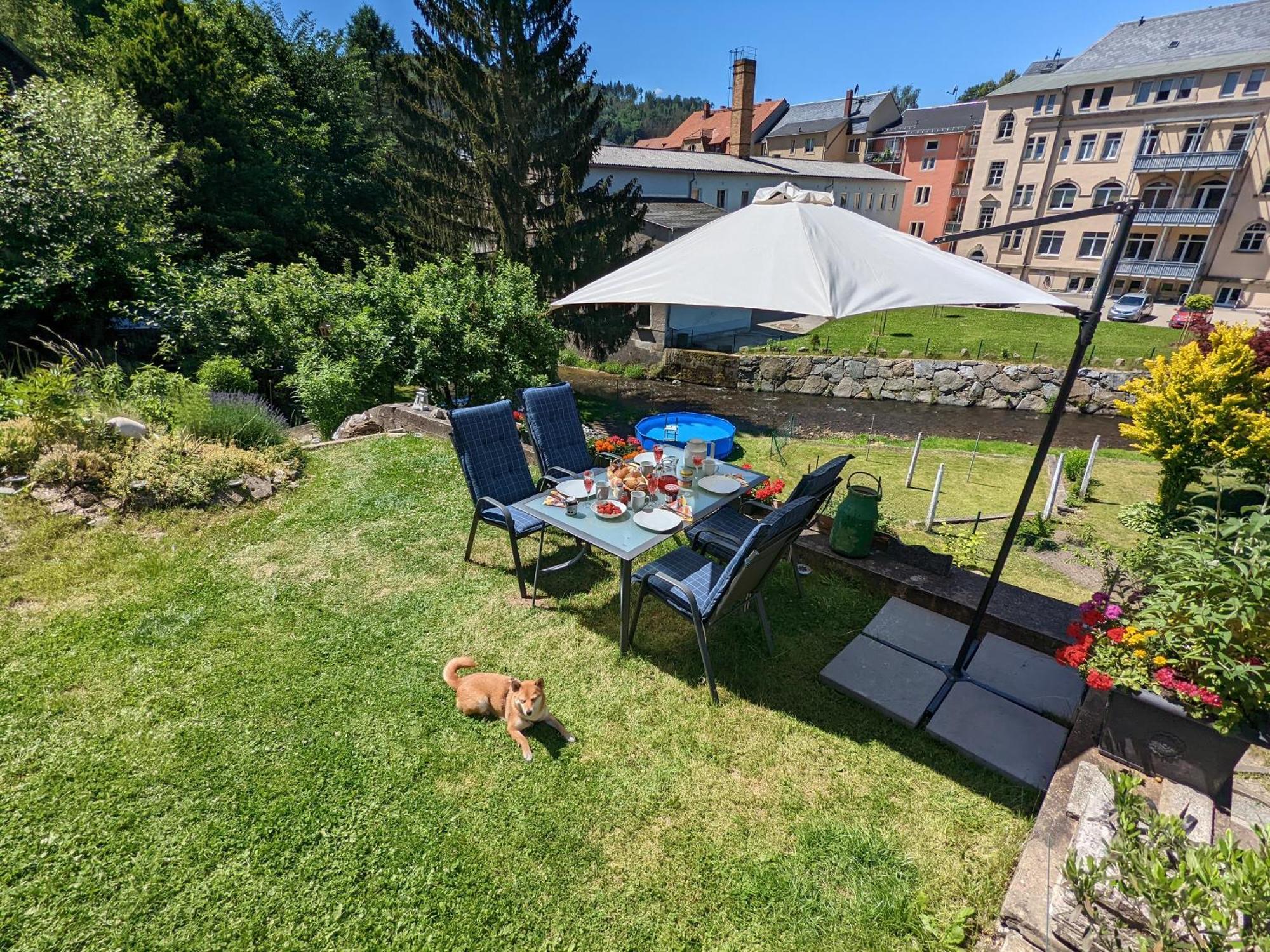 Hw2B - Urlaubsmagie - Wohlfuehlwohnung Mit Balkon, Pool, Sauna & Terrasse Зебніц Екстер'єр фото