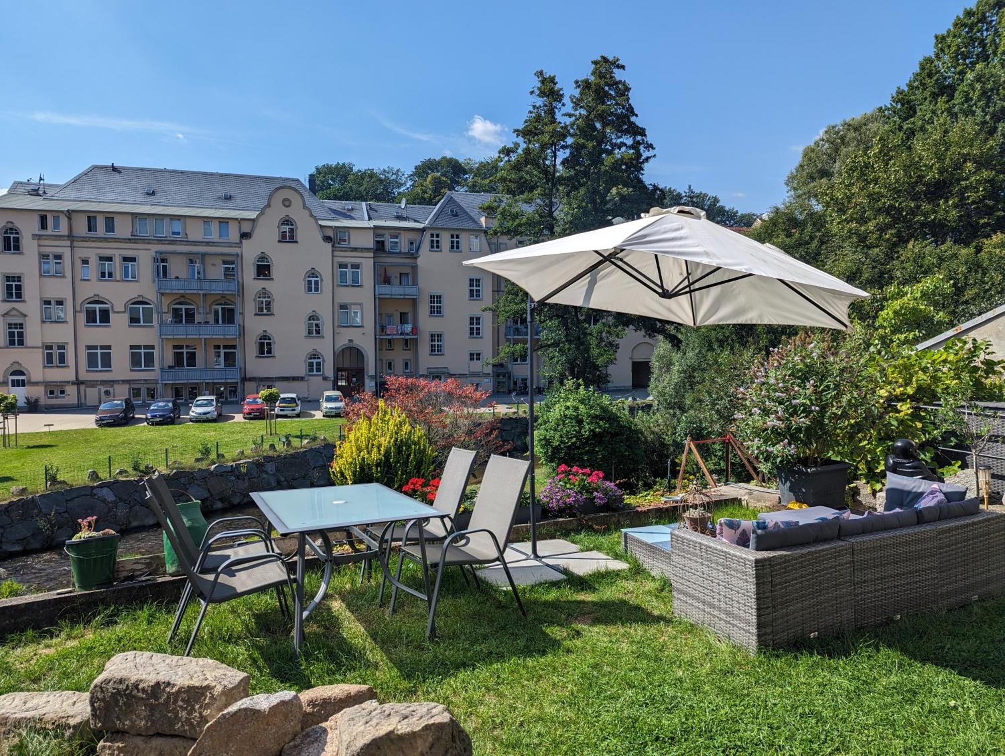 Hw2B - Urlaubsmagie - Wohlfuehlwohnung Mit Balkon, Pool, Sauna & Terrasse Зебніц Екстер'єр фото