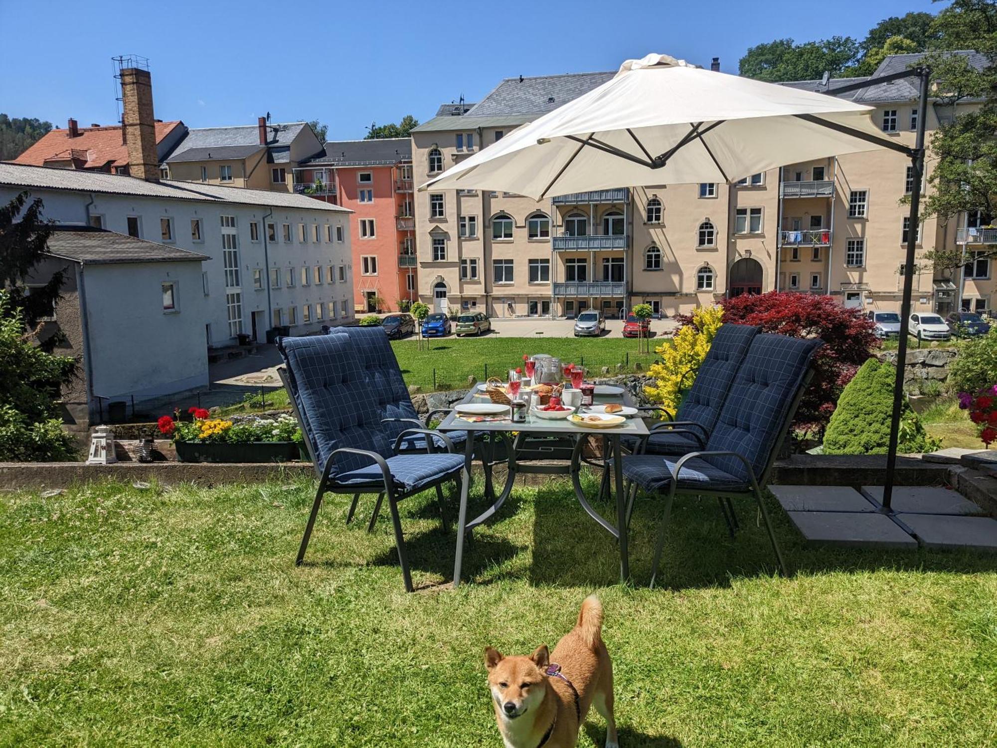 Hw2B - Urlaubsmagie - Wohlfuehlwohnung Mit Balkon, Pool, Sauna & Terrasse Зебніц Екстер'єр фото