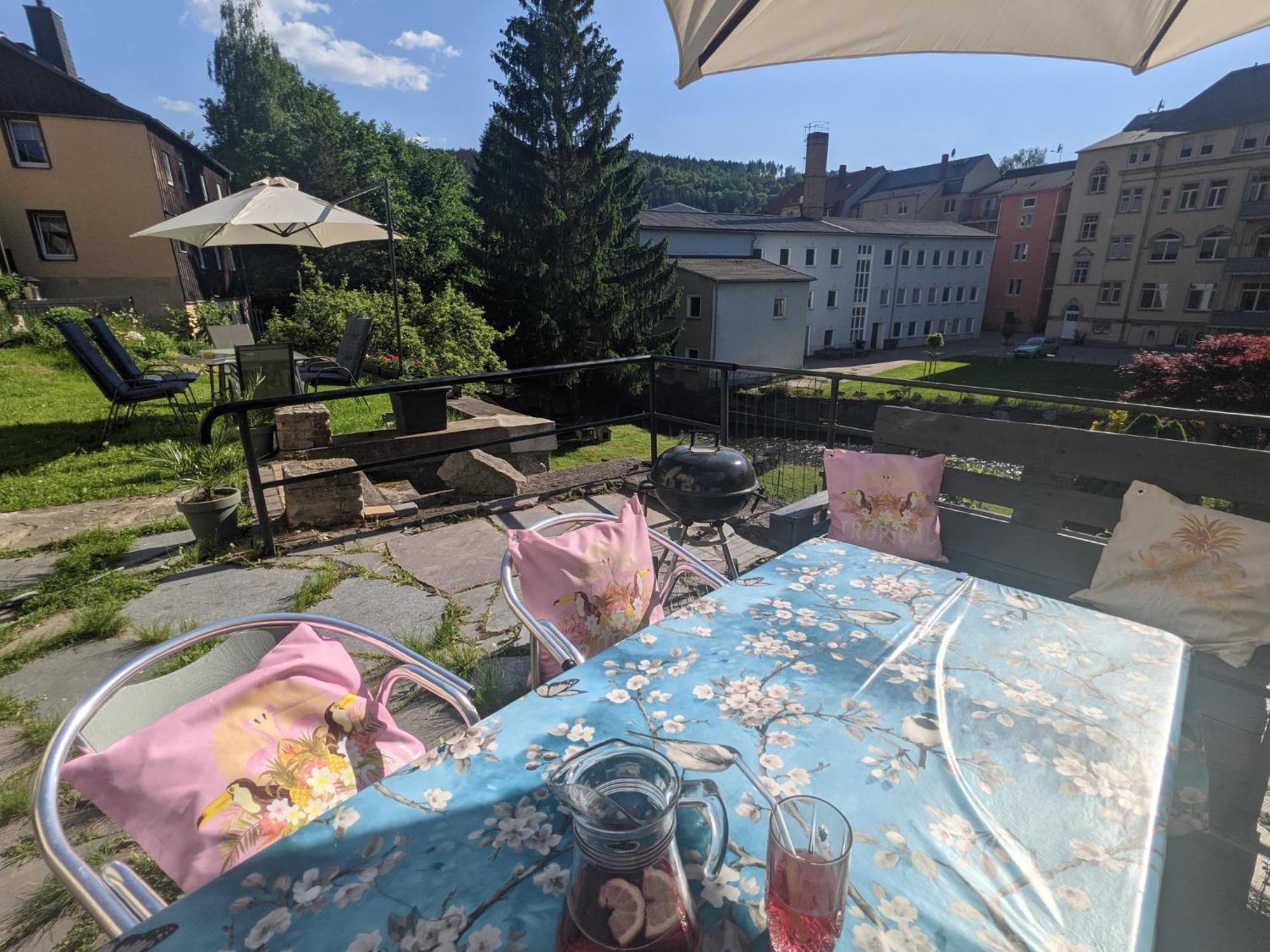Hw2B - Urlaubsmagie - Wohlfuehlwohnung Mit Balkon, Pool, Sauna & Terrasse Зебніц Екстер'єр фото