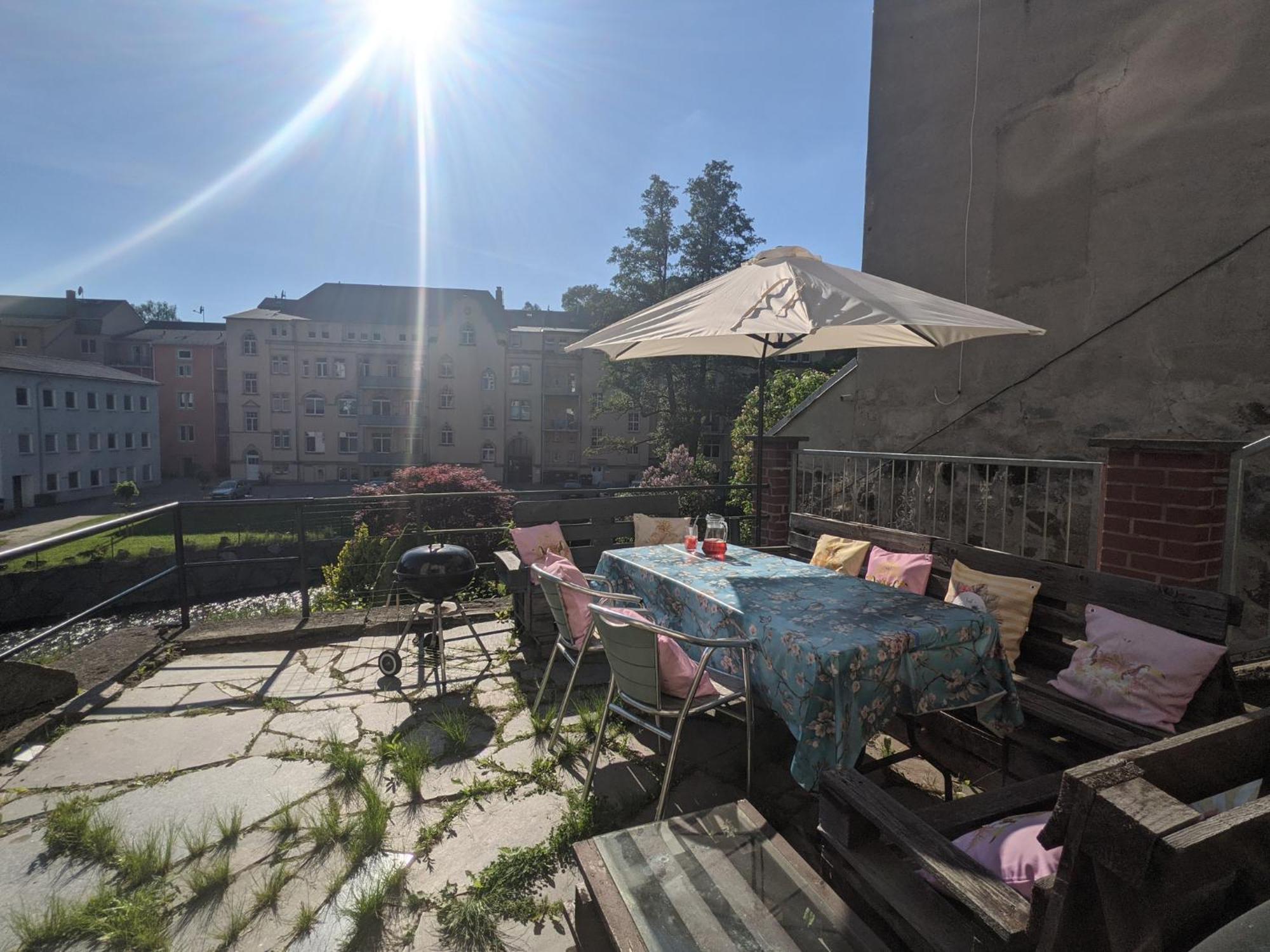Hw2B - Urlaubsmagie - Wohlfuehlwohnung Mit Balkon, Pool, Sauna & Terrasse Зебніц Екстер'єр фото