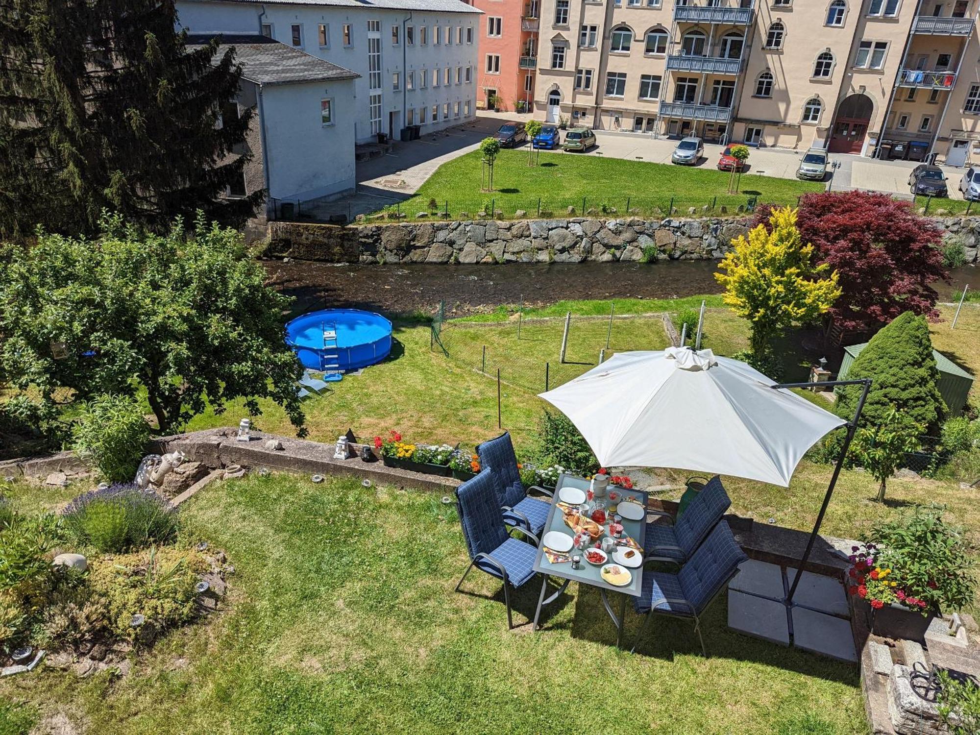 Hw2B - Urlaubsmagie - Wohlfuehlwohnung Mit Balkon, Pool, Sauna & Terrasse Зебніц Екстер'єр фото