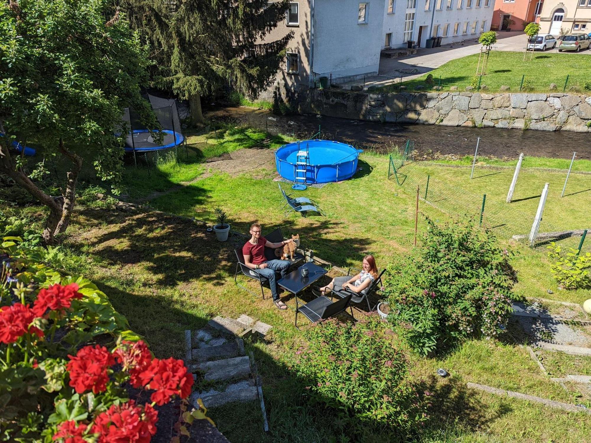 Hw2B - Urlaubsmagie - Wohlfuehlwohnung Mit Balkon, Pool, Sauna & Terrasse Зебніц Екстер'єр фото
